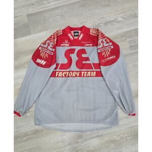 Vintage SE BIKES Factory Team Jersey Hot Shoppe Designs Mens Large BMX Racing OG